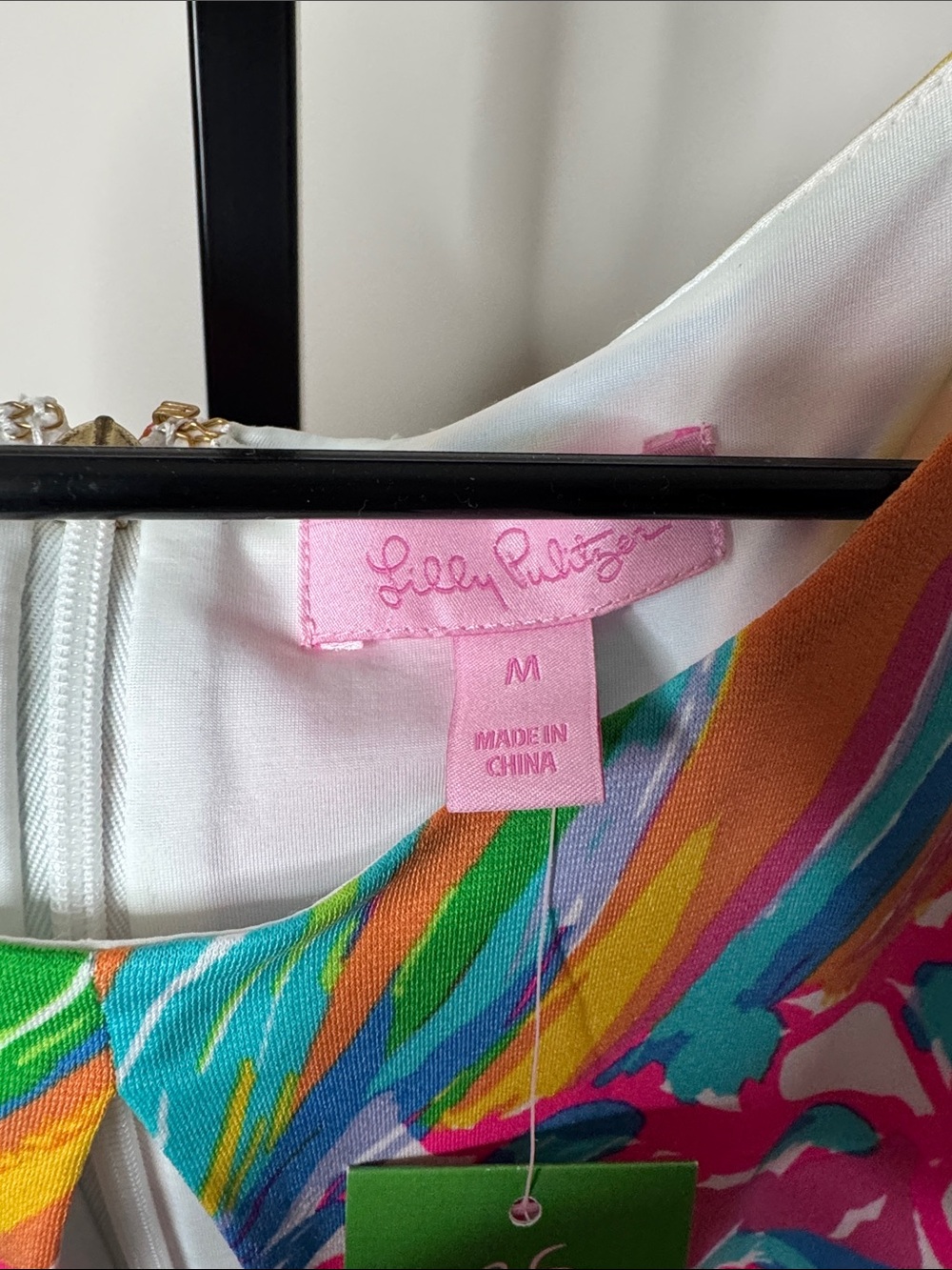 Lilly Pulitzer Multicolor Tropical Print Dress — Turquoise & Pink Accents - Picture 2 of 3
